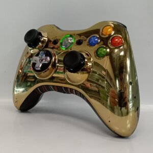 Control Xbox 360 Original (Amarillo Metalico)
